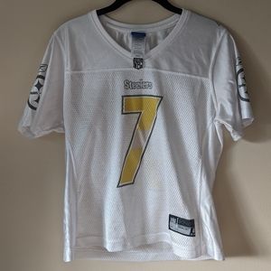 🏈 Rare NFL Reebok Steelers Roethlisberger sparkle glitter jersey women's size M
